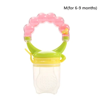 

Juice Biting Toy Vegetable Weaning Nipple Safe Fruit Feeder With Rocking Bell Baby Pacifier Dummy Infant Soother Silicone