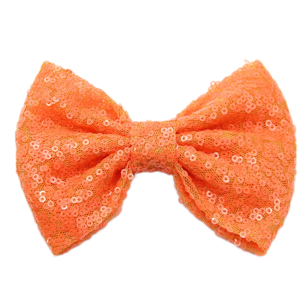 David accessories 5 ''5 шт. с блестками и бантом для девочек заколки для девочек блестящие ободок с большим бантом детский праздничный костюм «сделай сам» Головные уборы, 5Yc7965 - Цвет: 1093134008