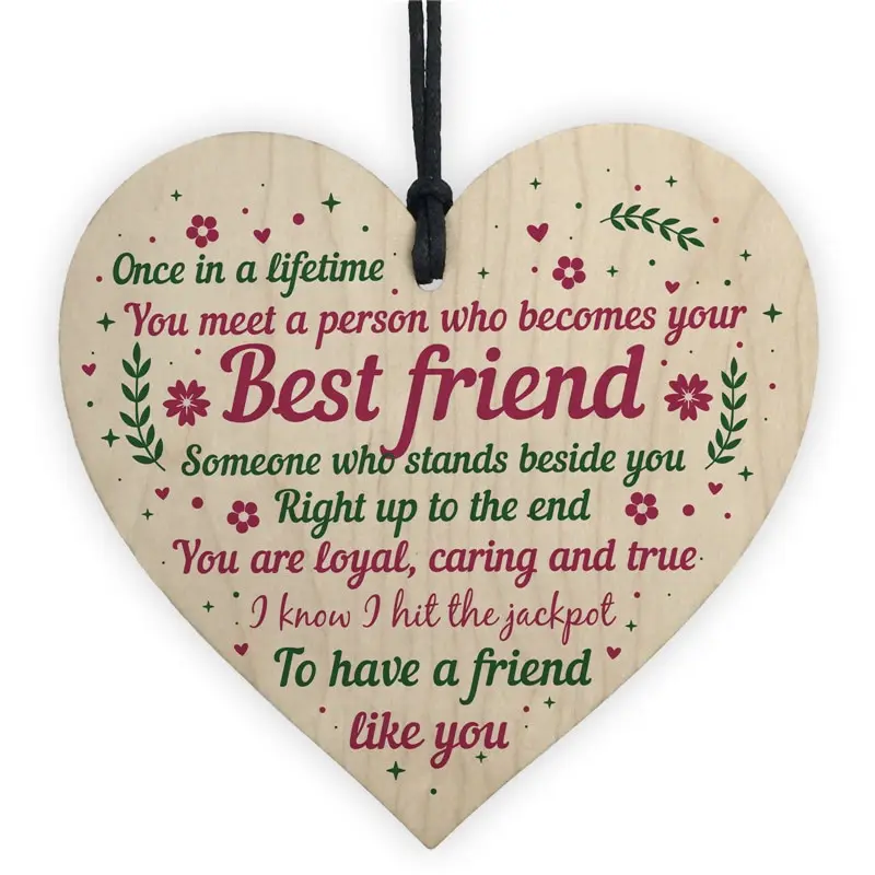 1PC New Year Wooden Door Hanging Sign Kids Bedroom Ornament New Year Party Decoration for Home Wooden Pendant Navidad Gift