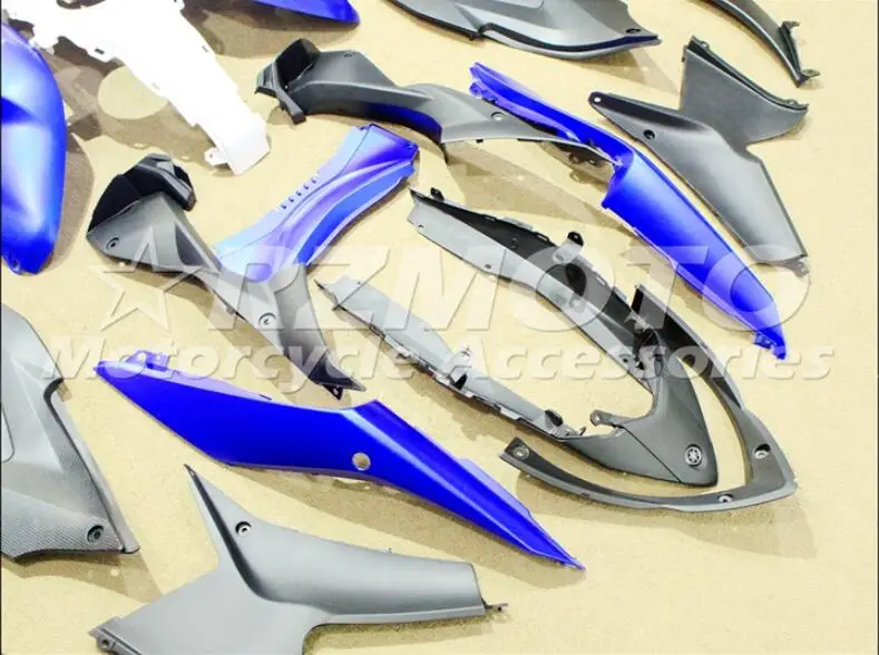 4 подарки стиль ABS литьевая форма мотоцикл Обтекатели подходит для YAMAHA R3 R25- 15-19 Кузов Набор Синий белый Холодный