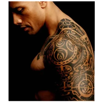 

Foreign Trade Hot Sales Star Style Waterproof Large Size Tattoo Shoulder Arm Disposable Cool Tortoiseshell Back Tattoo