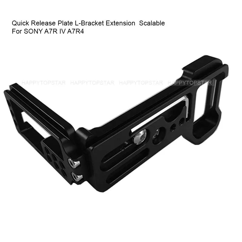 Quick Release Plate L Bracket Vertical Camera Extension Scalable for Sony a7RIV a7 R IV ILCE-7RM4 A7RM4 Arca Swiss RRS Markins