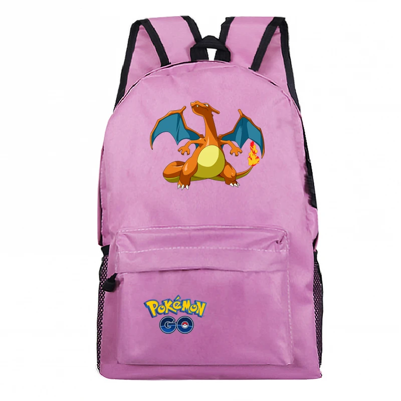 1 Аниме Рюкзак Pokemon карманные монстры холщовый рюкзак для женщин мужчин Покемон школьные рюкзаки Mochila - Цвет: 1
