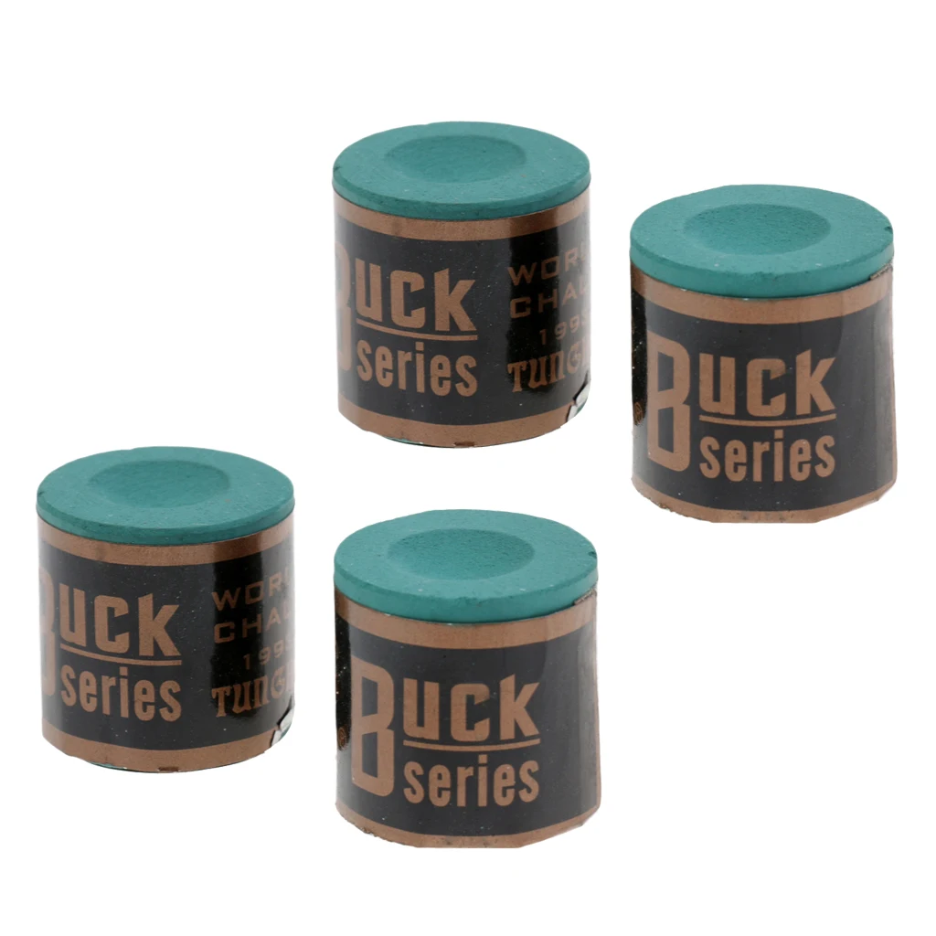 Performance 4 Block Pool Cue Chalk Boxes Ball Table Accessory Gifts For Snooker Fans