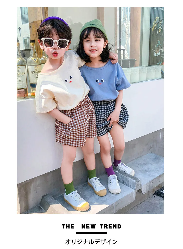 Summer New Style CHILDREN'S Socks Combed Cotton Plain Color High Screw Type Men And Women Children Short Socks Solid Color BABY'