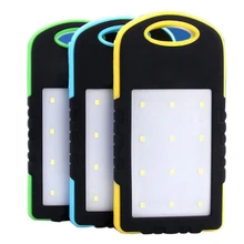 30000mAh Solar Power Bank Waterproof Solar Charger Dual USB External Charger Powerbank for Xiaomi huawei iPhone 7 8 Samsung