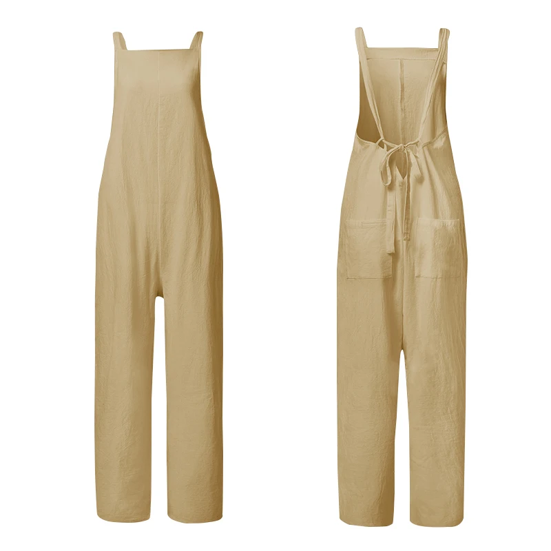 Fashion Women Backless Jumpsuits Celmia Sexy Straps Summer Wide Leg Trousers Ladies Overall Pants Casual Playsuits Plus Size 5XL Fashion Women Backless Jumpsuits Celmia Sexy Straps Summer Wide Leg Trousers Ladies Overall Pants Casual Playsuits Plus Size 5XL