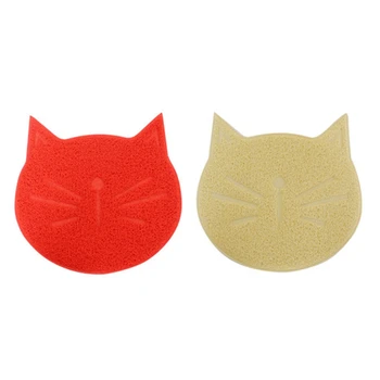 

Anti-Leakage Food Overflow, Anti-Skid, Bite-Resistant, Scratch-Resistant Cat Placemat, Waterproof Mat