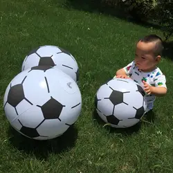 Ballons gonflables de Football pour enfants, jouets de plage, de Football, d'extérieur, de pelouse, de plage, de sable, 4 pièces 