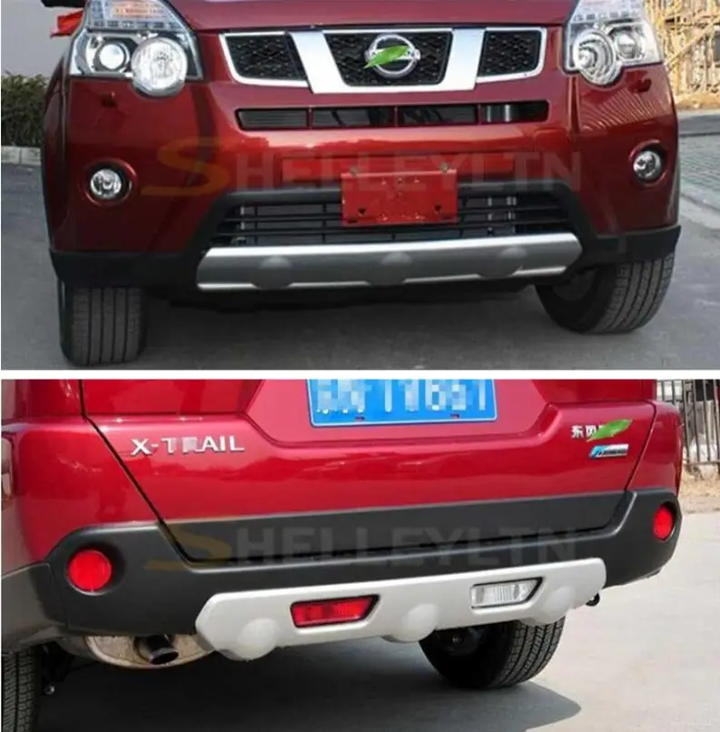 ABS передний бампер для губ и задний диффузор защитная накладка Nissan XTrail X Trail 2008 2009
