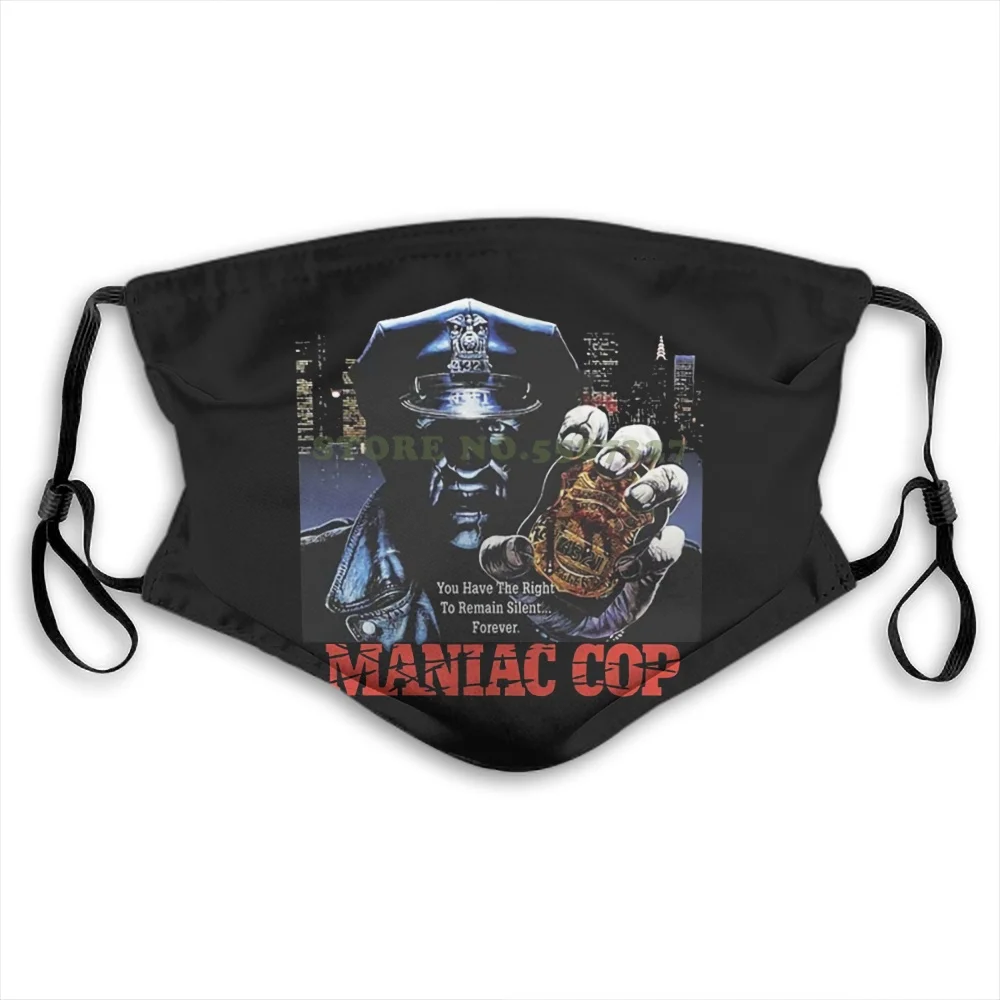 

Maniac Cop Retro Horror Movie 80'S Film Bruce Campbell Fashion Funny Reusable Masks