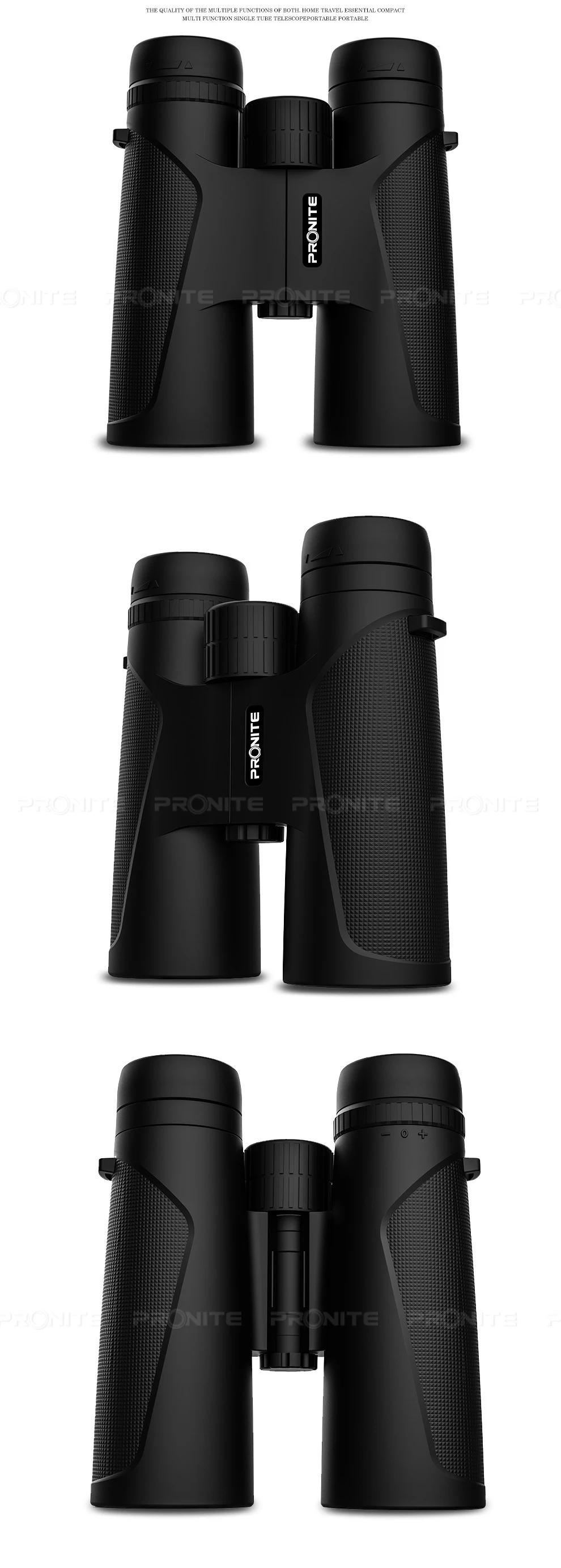Professional HD Telescope 12x42 Binoculars BK4 Prism Optical Lenses Outdoor Hunting Night vision Spyglass Prismaticos De Caza
