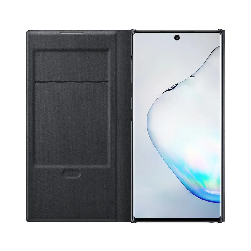 Светодиодный чехол для samsung GALAXY Note10 Note 10 PLUS Note X, светодиодный Чехол-книжка с карманом для карт