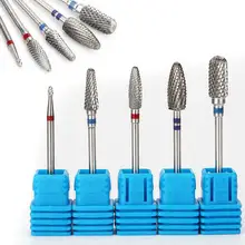 

Nail Art Drill Bits Carbide File Cuticle Clean Burr Manicure Pedicure Tool