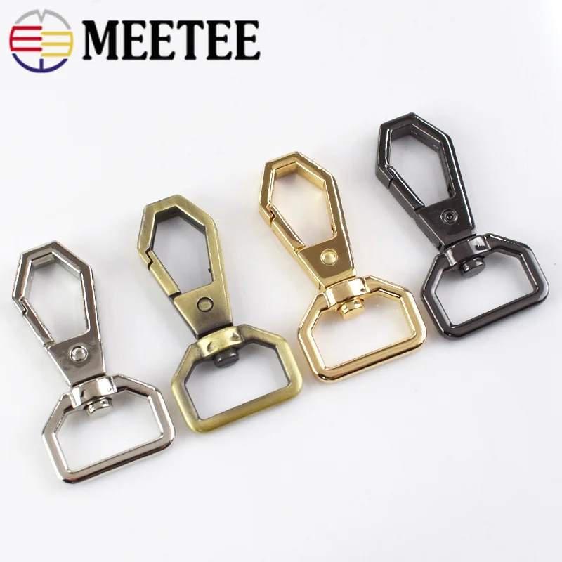 Meetee 4/10 шт. 20 мм металлическая защелка для мешков застежка пряжки ювелирные изделия DIY Чемодан кожаная сумка металлические детали для собачьего ошейника пряжки аксессуары ремесло BD448