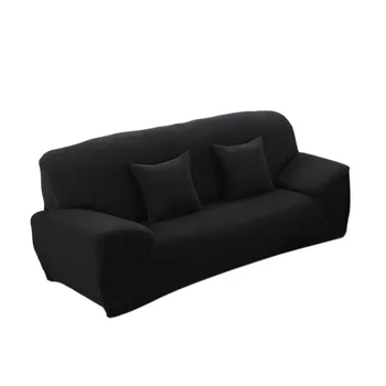

High Elasticity Anti-mite Chair Covers Sofa Cover Slipcover Couch (Black)