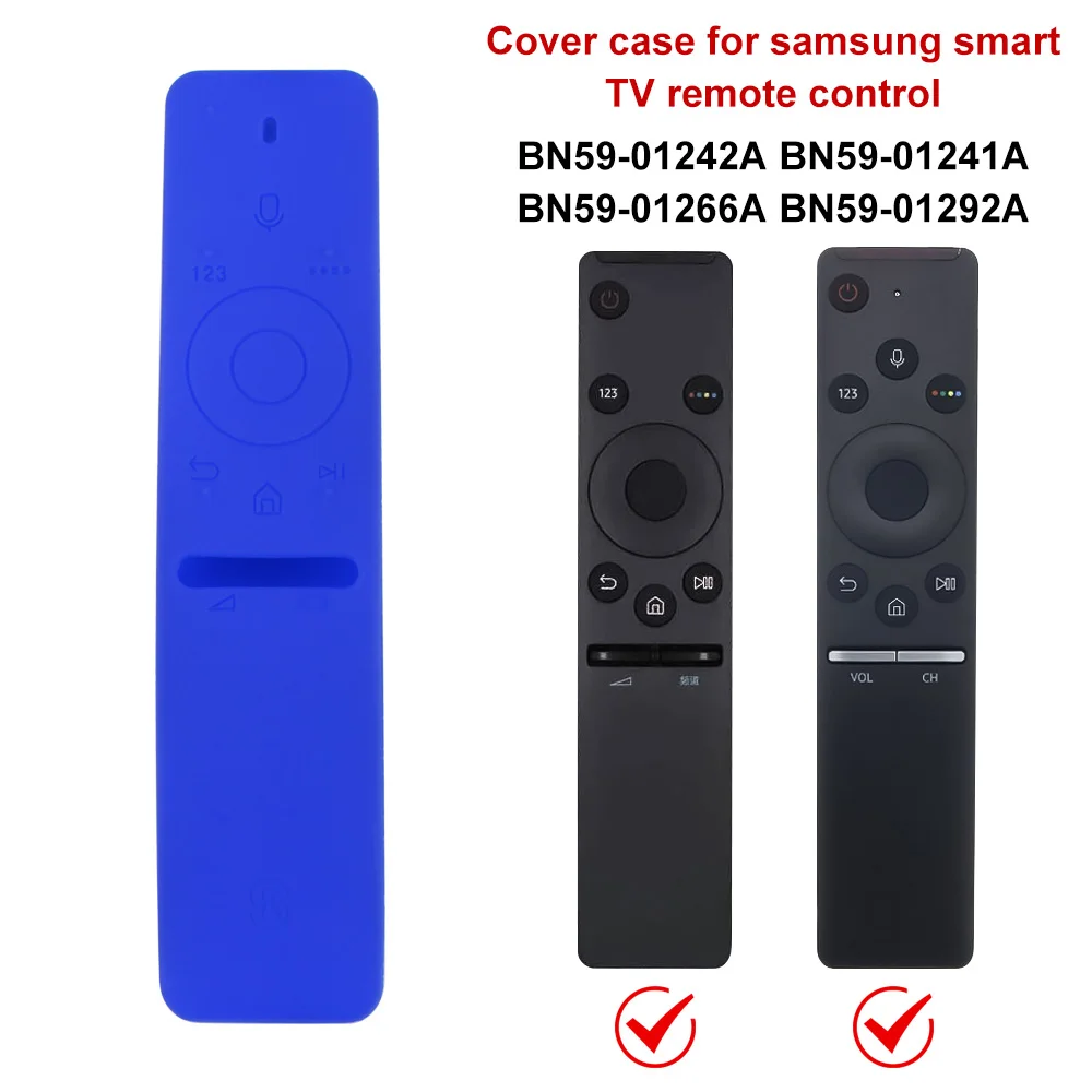 Силиконовый чехол для пульта дистанционного управления для samsung QLED Smart tv, чехол для samsung Smart пульт дистанционного управления BN59-01265A, силиконовый чехол для пульта дистанционного управления
