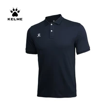 Мужская футболка-поло KELME, летняя хлопковая футболка для бега, повседневные топы с короткими рукавами, высокое количество, поло для мужчин, K15F117 Мужская футболка-поло KELME, летняя хлопковая футболка для бега, повседневные топы с короткими рукавами, высокое количество, поло для мужчин, K15F117