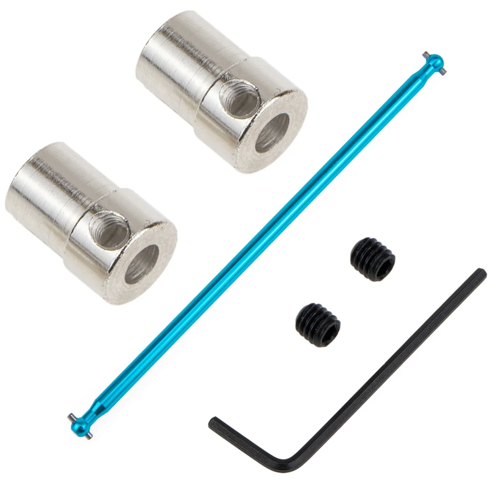 ZAWELIYOKit Albero di Trasmissione CVD RC Parti Set di Giunti per Dogbone RC Parti di Automobili RC Albero di Trasmissione in Metallo RC con Osso di Cane per Tazza Articolata