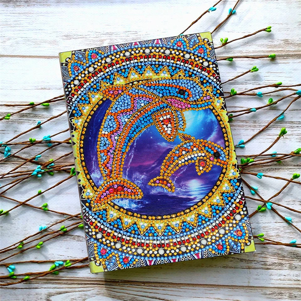 AZQSD алмазная живопись бабочка блокнот Diy Алмазная вышивка мозаика животные дневник картина Стразы ручной работы наборы - Цвет: NB40