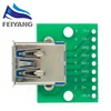 10 pièces USB connecteur mâle/MINI MICRO USB pour tremper adaptateur 2.54mm 5pin connecteur femelle B Type USB2.0 femelle PCB convertisseur USB-01 ► Photo 3/6