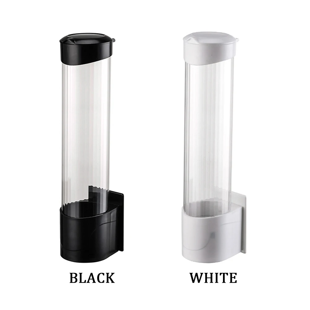 Storage Rack Anti Dust Hotel Party Supplies Adhesive Large Capacity Wall Mounted Office Transparent Cup Dispenser Living Room