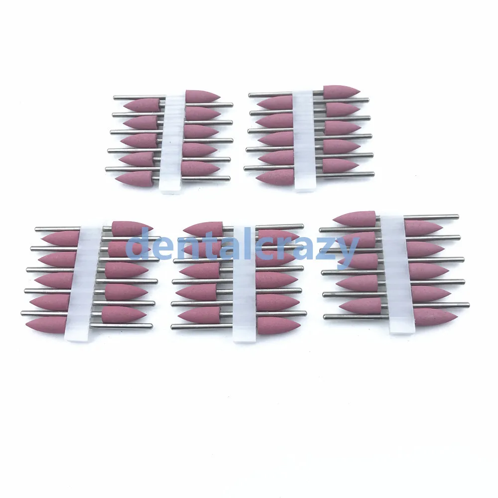 50pcs pink Стоматологическая Смола боры 2,35 мм стоматологическая силиконовая резина Полировка Боры - Цвет: 50pcs pink