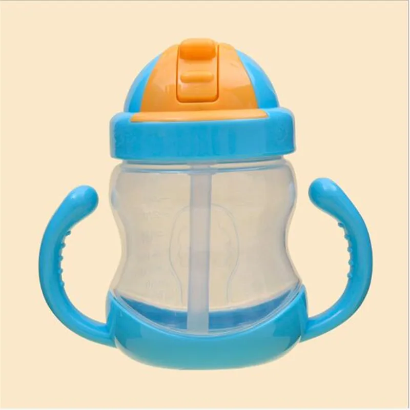 Новая детская чашка для питьевой воды детская соломенная бутылка детская чашка с плечевым ремнем 280 мл