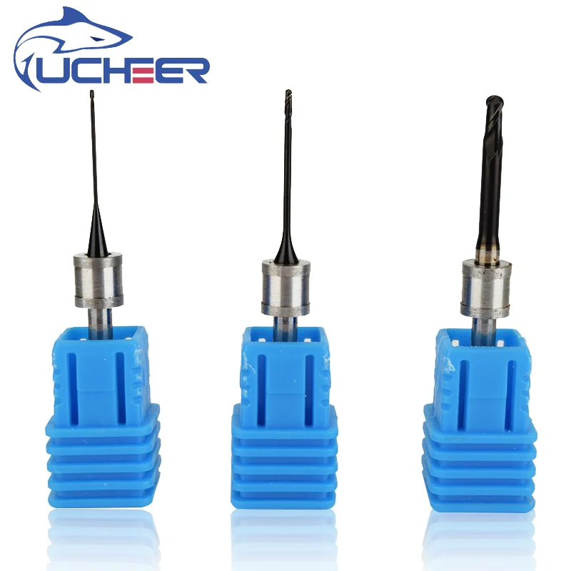 

UCHEER 1pcs/set Dental Milling Cutter DLC Coating Amann Girrbach for milling Zirconia Block Available Size 0.6mm, 1.0mm, 2.5mm