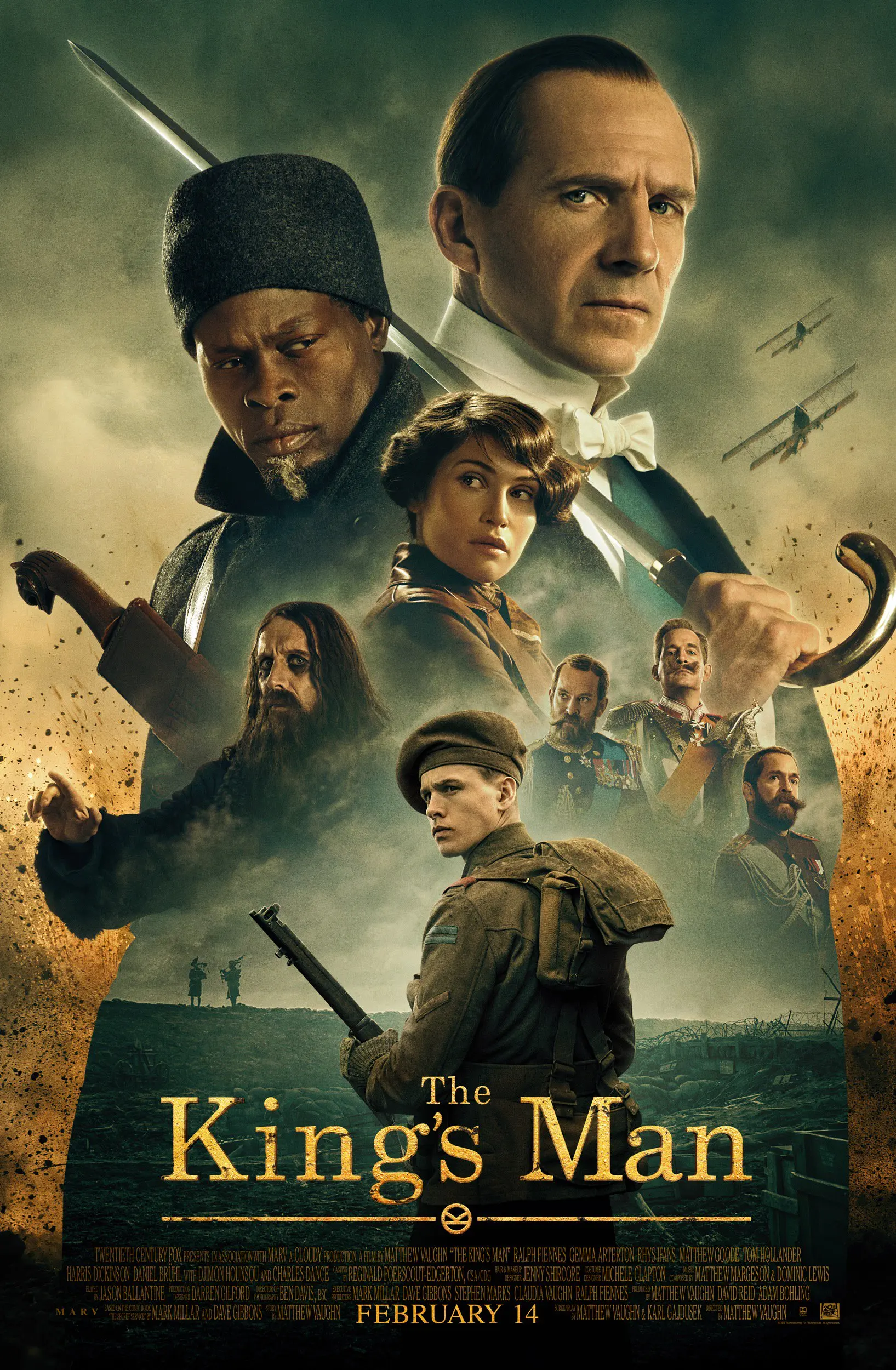 

Art Canvas or Silk Print Movie The King's Man Poster 24x36 12x18 inches for interior decoration