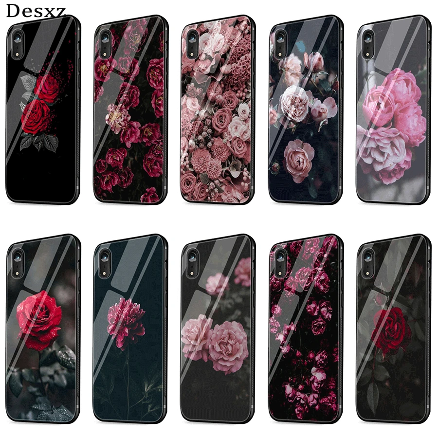 Стеклянный чехол для iPhone 5 5S SE мобильного телефона 6 6s 7 8 Plus XR X XS максимальный
