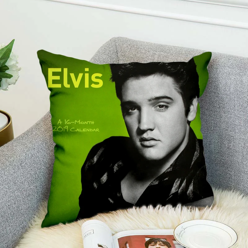Elvis Presley Pillow Case Polyester Decorative Pillowcases Throw Pillow Cover style-2