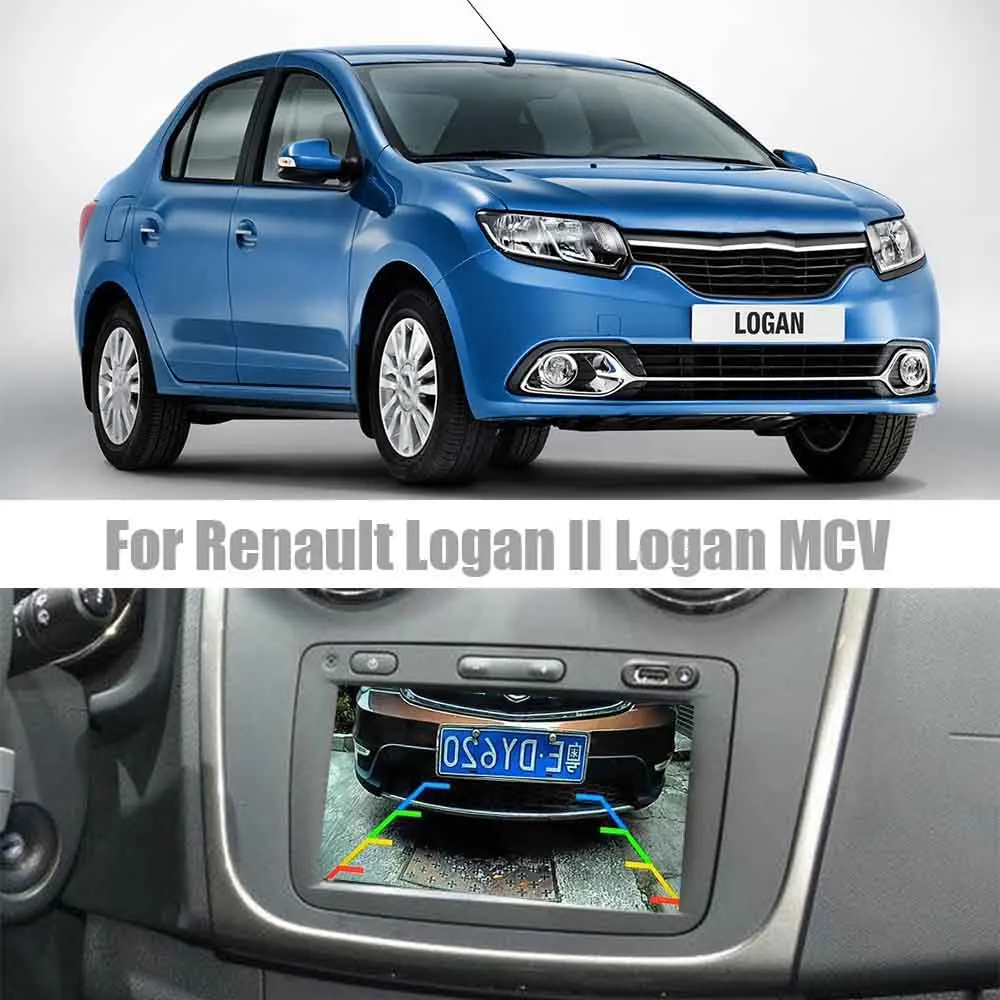JIAYITIAN Adapter Cable For Renault Logan II MCV reversing camera/OEM original Screen Rear View Camera/kit backup Camera | Автомобили и