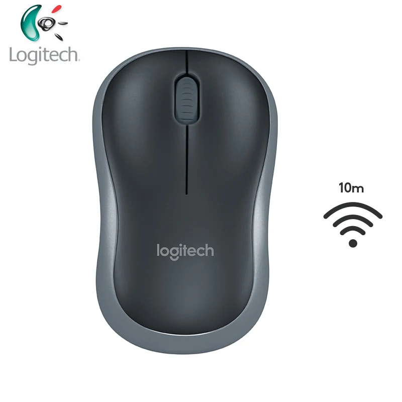 Мышь Logitech M185 Беспроводная симметричная 1000 DPI с USB-приемником | Компьютеры и офис