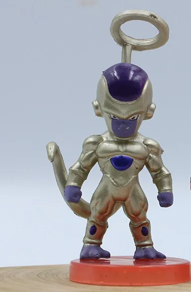 1 шт. Dragon Ball Z фигурка милая детская версия Супер Saiyan Goku Вегета ПВХ Модель Аниме Коллекция детская Подарочная игрушка - Цвет: TTY003