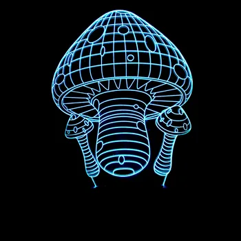 

7 Color Changing Usb 3D Led Modelling Mushroom Table Lamp Bedroom Atmospheres Night Light Bedside Decored Baby Sleep Lightings