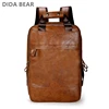 DIDA BEAR 2022 New Men Backpack PU Leather Bagpack Large laptop Backpacks Male Mochilas Casual Schoolbag For Teenagers Boys ► Photo 1/6