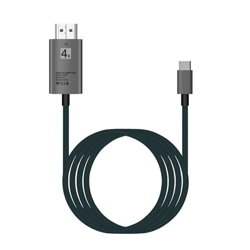 Зеленый Кабель-адаптер S8 type-C к HDMI USB 3,1 к HDMI 4K мобильный компьютер HD кабель-адаптер Muti кабель-конвертер - Цвет: Зеленый