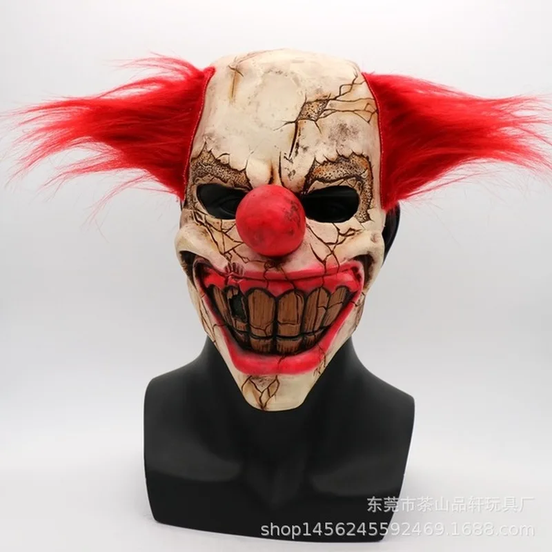 

Stephen King's It Mask Horror Clown Joker Mask Clown Mask Halloween Cosplay Costume Props