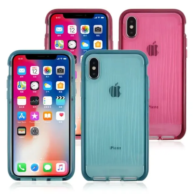 Оригинальный ультратонкий чехол из ТПУ + D3O EVO WAVE 21 для iPhone X/Xs защита от Краш и