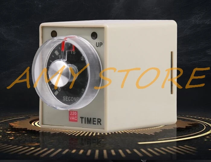 

Мощность на 6 секунд реле времени AH3-2 12VDC 24VDC 110VAC 220VAC w светодиодный индикатор