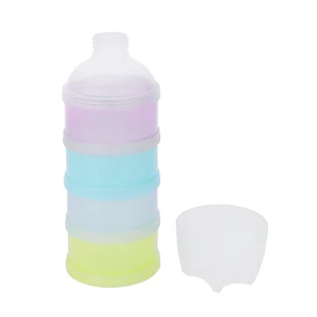 

4 Layers Milk Powder Case Formula Dispenser Kids Baby Feeding Travel Container