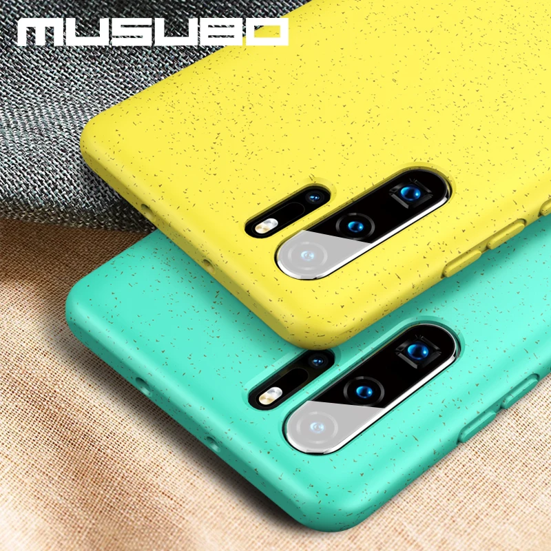 Musubo задняя крышка для Huawei P30 Pro Funda Роскошный чехол Lite Мягкие силиконовые