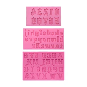 

Letters Mold Relief Fondant Impression Flower Mould Cake Decorating Tool Sugarcraft Cake Molds Baking Accessories