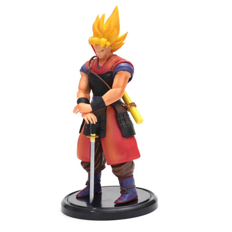 22 см японского аниме Dragon ball Z goku ПВХ фигурка игрушки самурая серия Коллекционная