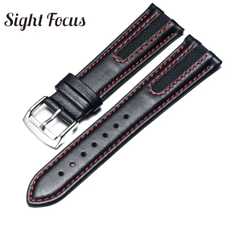 21mm ponto vermelho pulseiras de relógio para