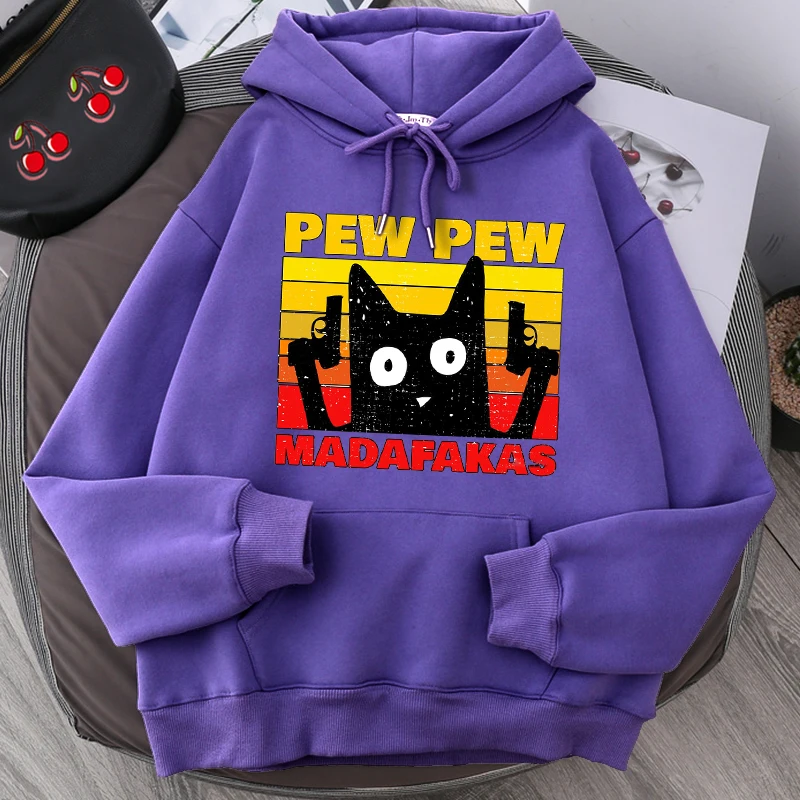 Pew Mdafakas Printing Hoodie Men Fashion Loose Hoodies Sweatshirts Funny Autumn Tracksuit Fleece Warm Male Pullover | Мужская одежда