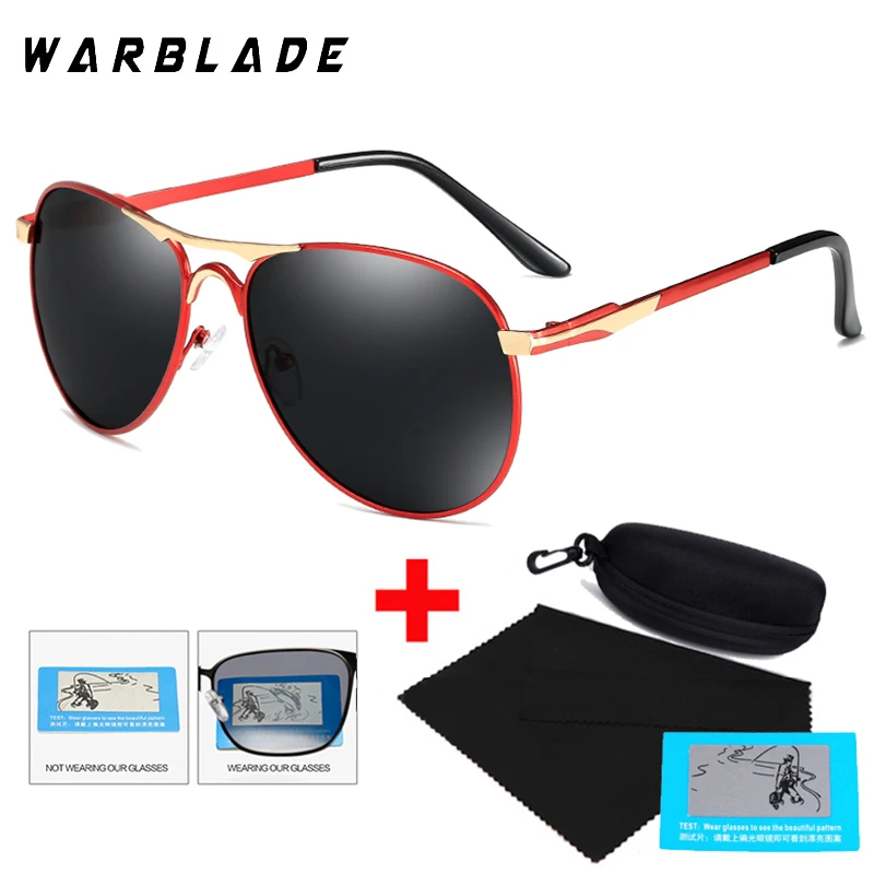 

Солнцезащитные очки WarBLade поляризационные меняющие цвет для мужчин и женщин, авиаторы в оправе, дневное и ночное видение, для вождения