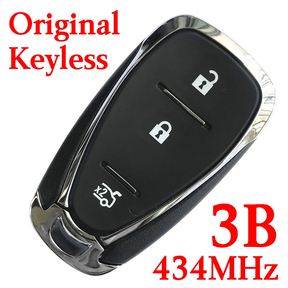 Оригинальные 3 кнопки 434 MHz Virgin Смарт близость ключ для GM для Chevrolet~-ID46