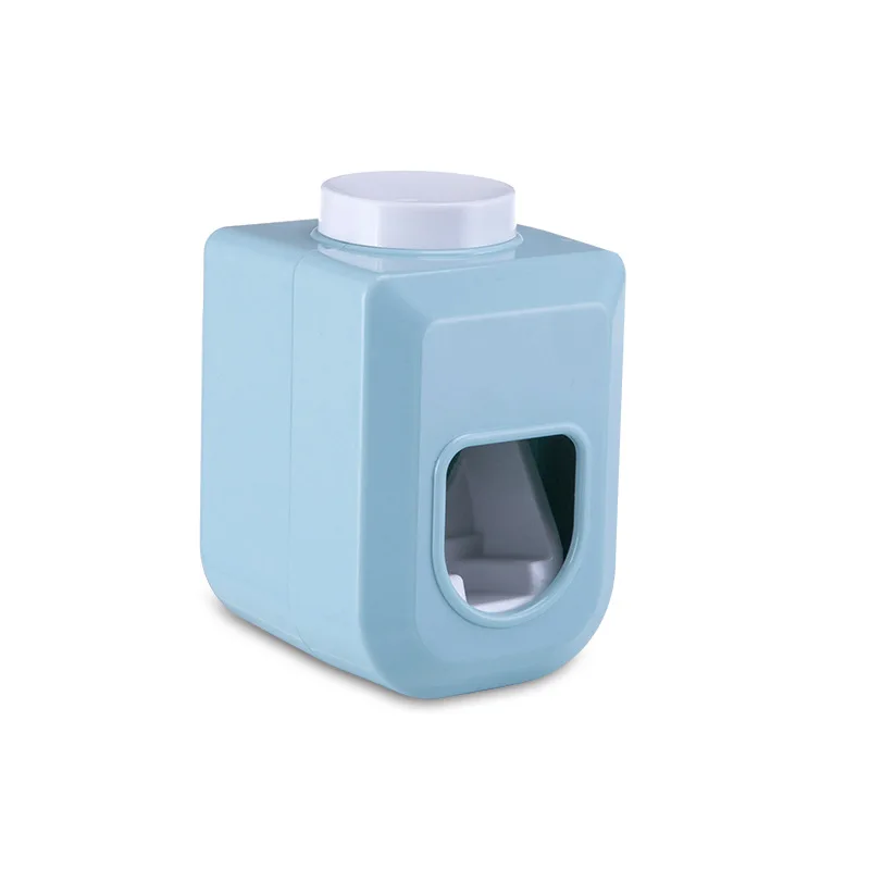 B2OCLED автоматический диспенсер для зубной пасты для ванной, поставки без ударов, простой цвет, пластиковая зубная паста, соковыжималка для мытья зубов - Цвет: Синий